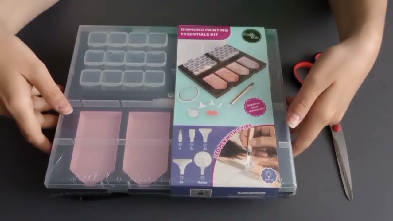 Nowy organizer z aplikatorem LED i mozaika diamentowa 💎 świecąca w ciemności 🌌🌠 z Action 🤩