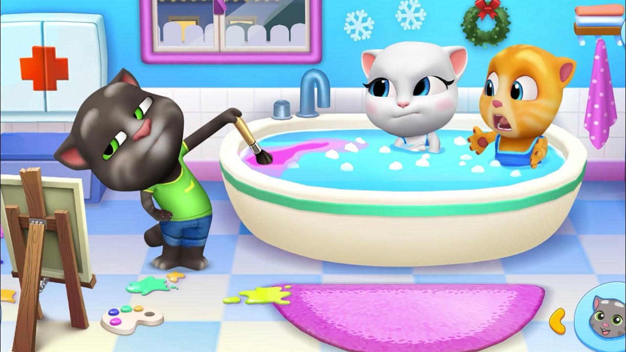 My Talking Tom Friends (iOS, Android) Gameplay Walkthrough (Outfit7) - HD