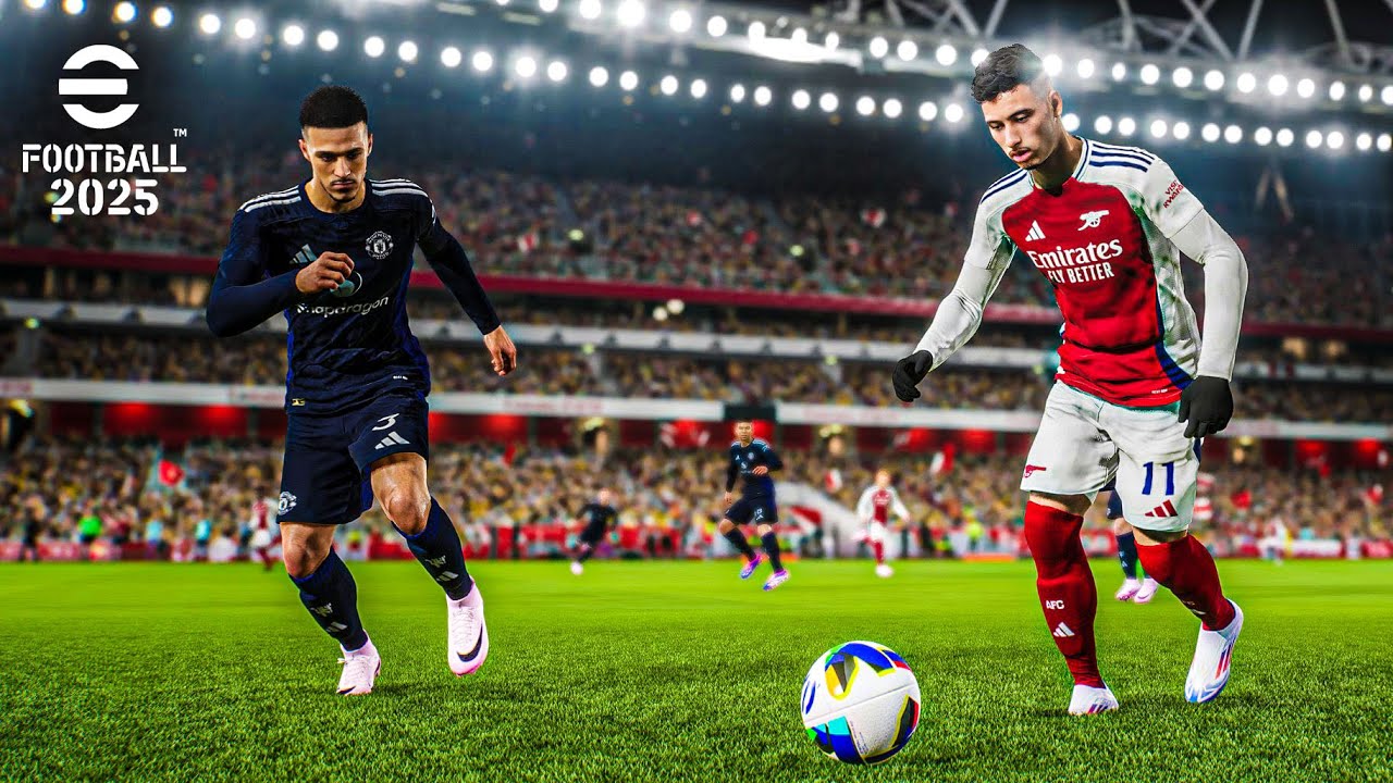 eFootball 2025 - Arsenal v Manchester United | Premier League | v4.1.0 | PC 2k