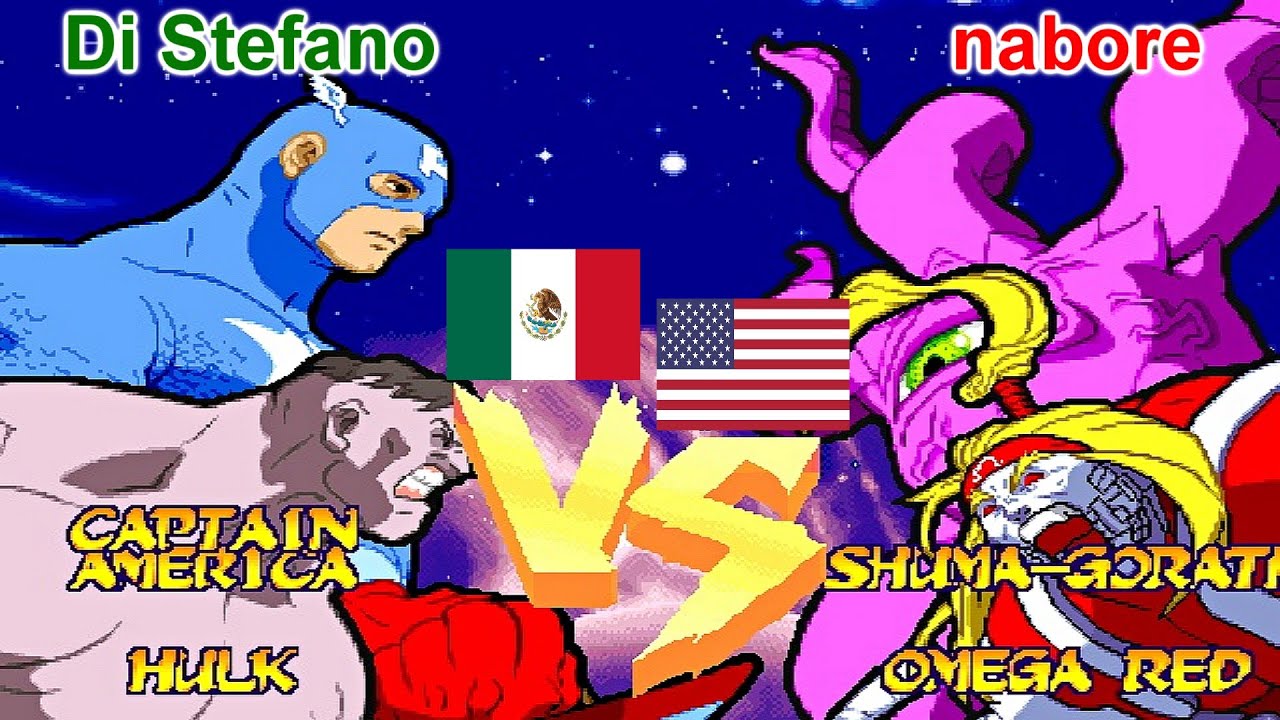 Marvel Super Heroes Vs. Street Fighter - Di Stefano vs nabore FT5
