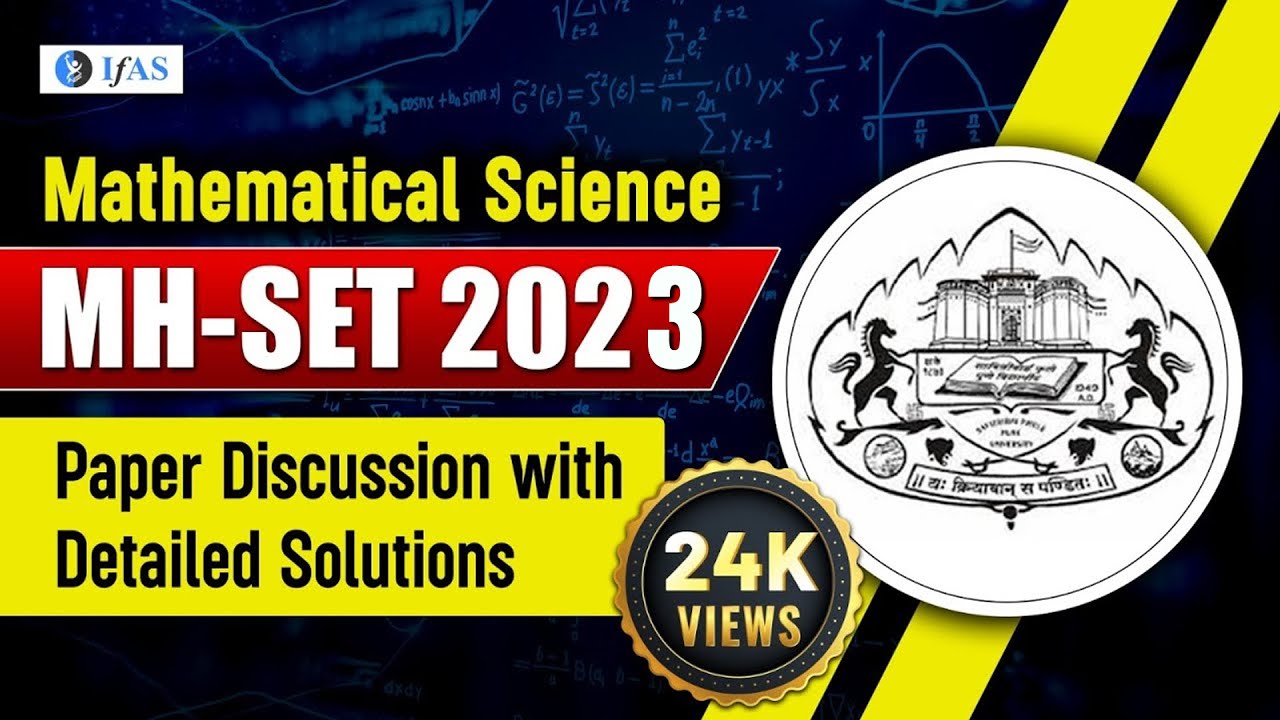 MH SET Mathematical Science Paper Discussion: 2023 | MH SET Mathematics 2023 Answer Key