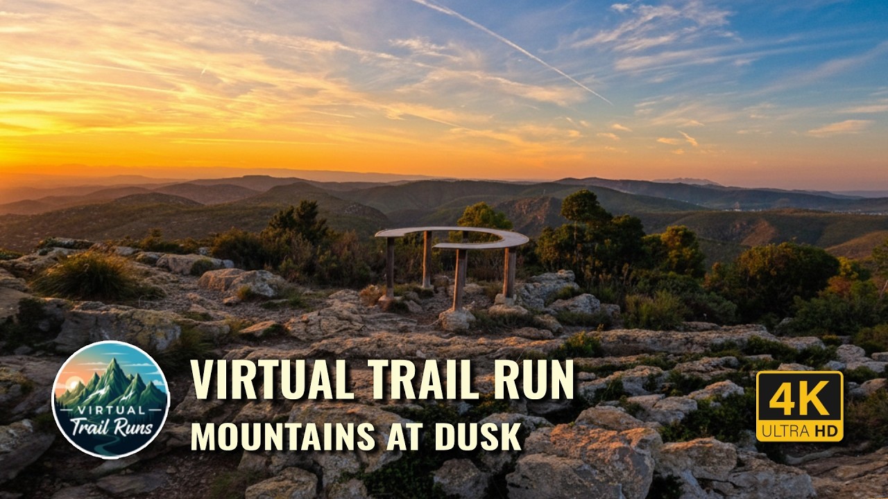 Rocky Catalan Trails (Immersive Virtual Run in Spain) Mountain Views for Treadmill Workout