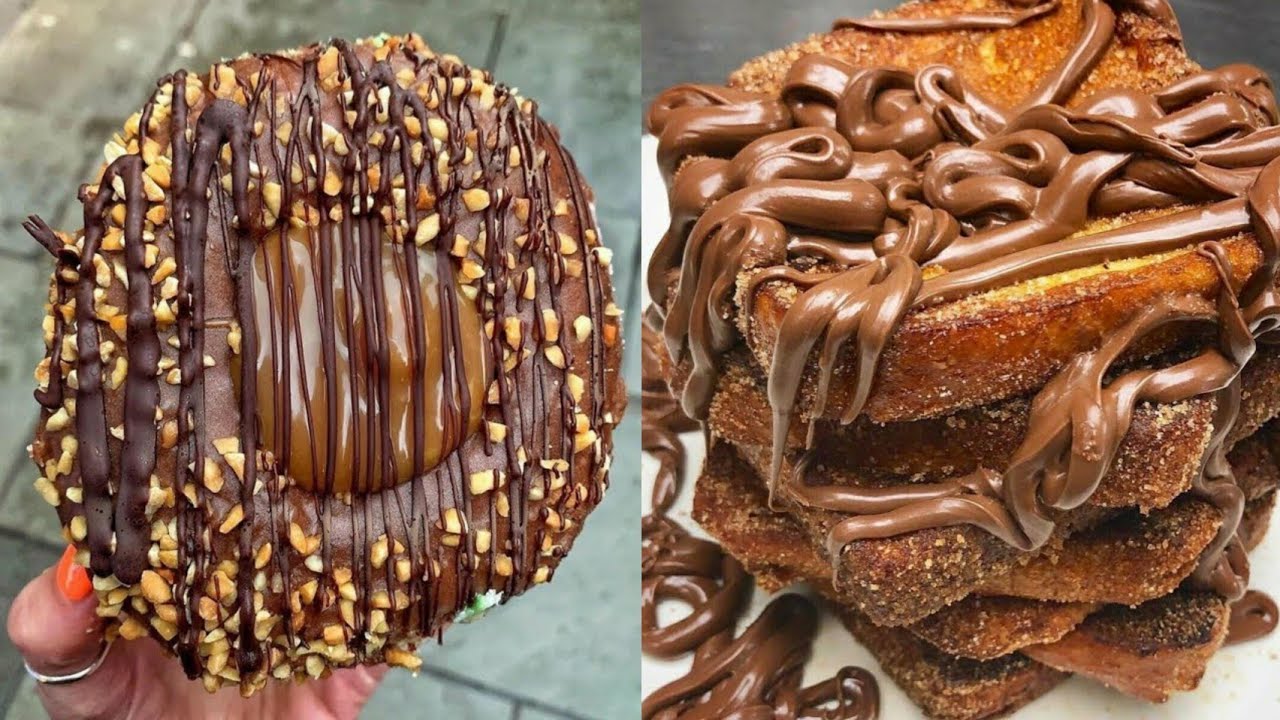 Delicious Nutella Cookie Snacks Sweet Cream Cake Decorating Ideas | Tasty Chocolate Food Compilation
