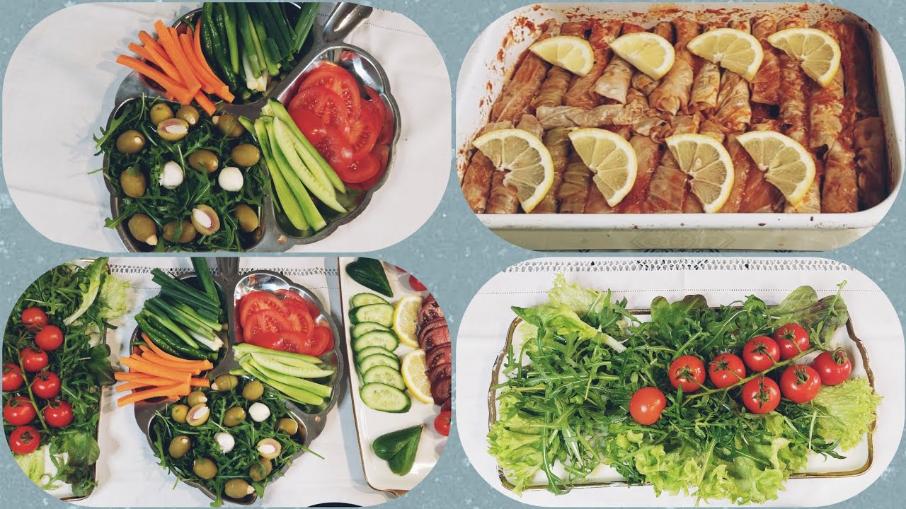 KOHLROLLADE (Vegatarisch) / ZEYTINYAĞLI LAHANA SARMASI / Nasıl yapılır? / SALATA TARIFLER
