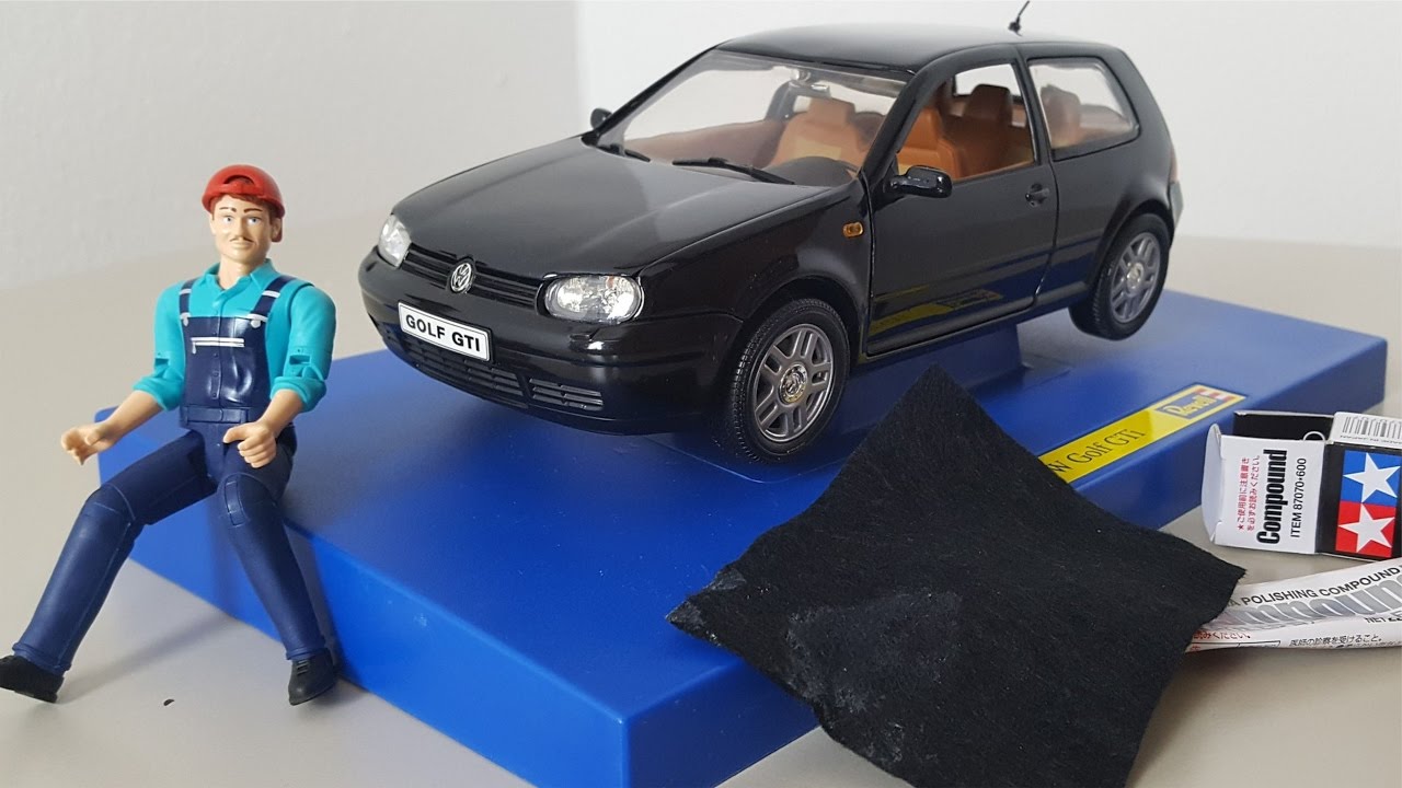Восстановление модели машины Volkswagen Golf 4 mk4 GTI 1:18
