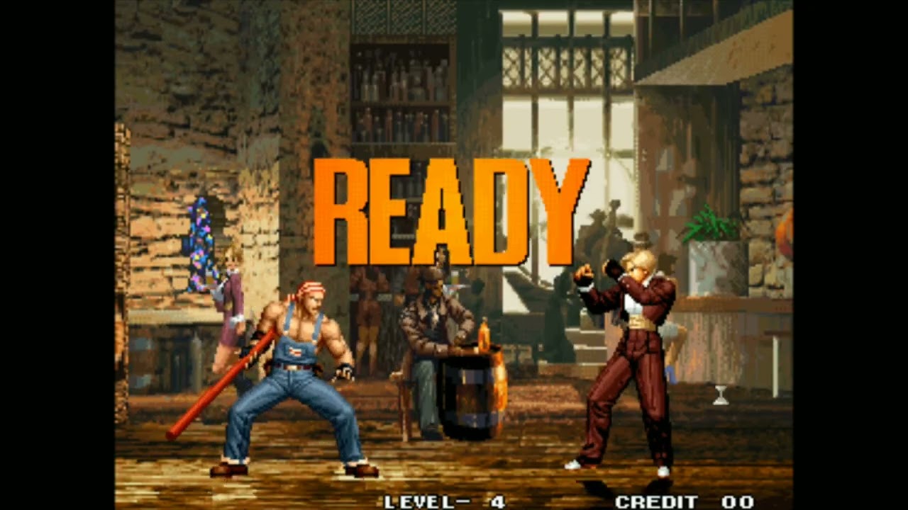 THE KING OF FIGHTERS 95 NEO GEO MVS ARCADE LEVEL 4 OMEGA RUGAL BILLY KANE MAI SHIRANUI