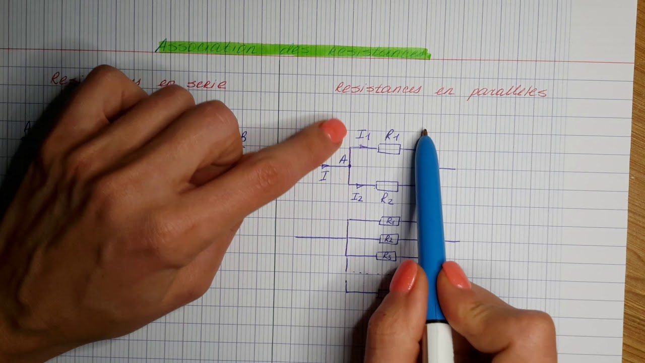 Association des résistances en série et en parallèles