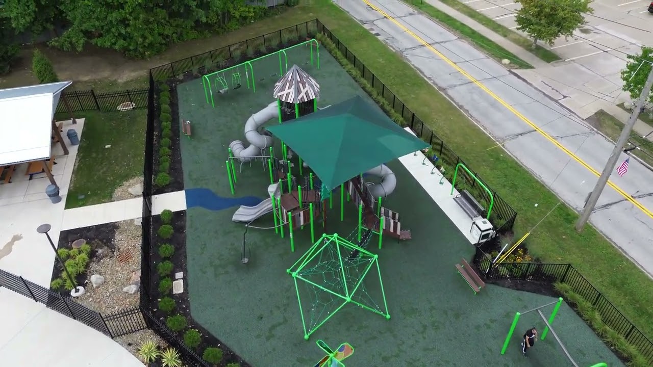 City of Mayfield Heights ADA-approved playground at the Aquatic & Community Center complex.