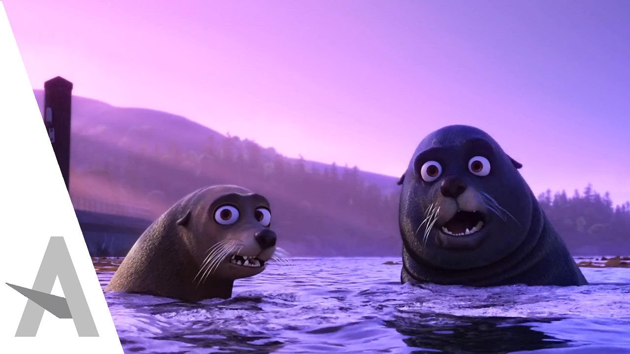 Fluke, Rudder & Gerald BEST MOMENTS - Finding Dory I Disney Pixar Animation (HD)