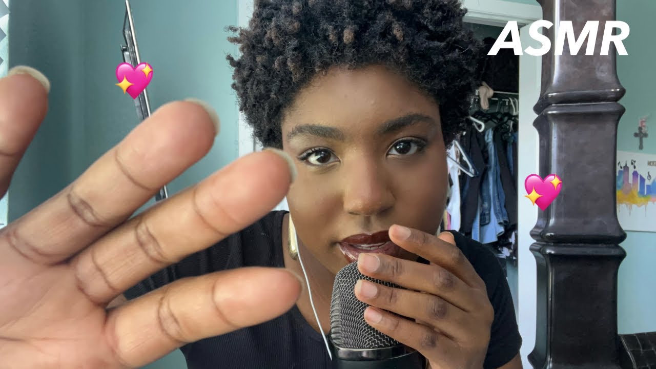 ASMR Inaudible Whispering 👄 Mouth Sounds & Hand Movements 🌸💗 *FAST & AGGRESSIVE*