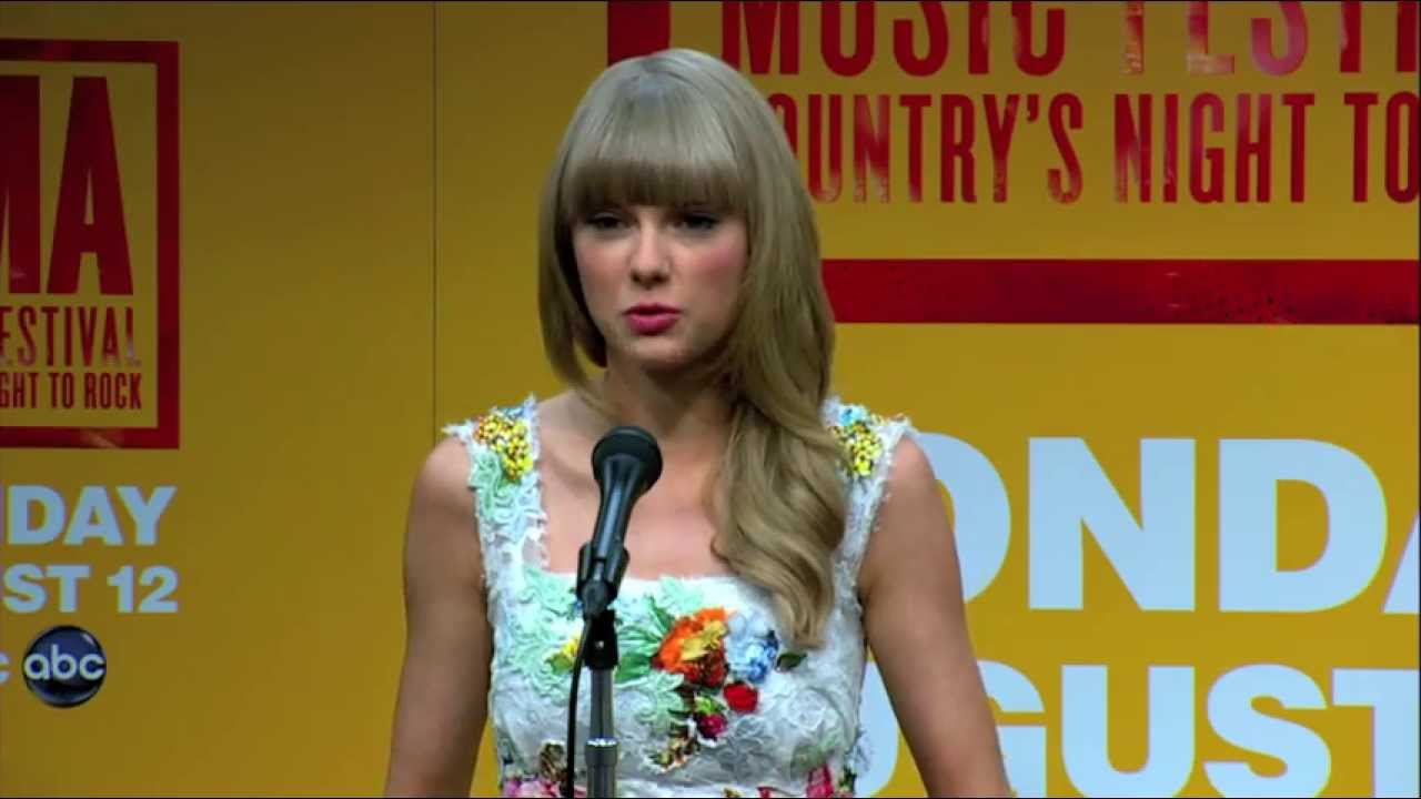 Taylor Swift - 2013 CMA Music Festival press conference