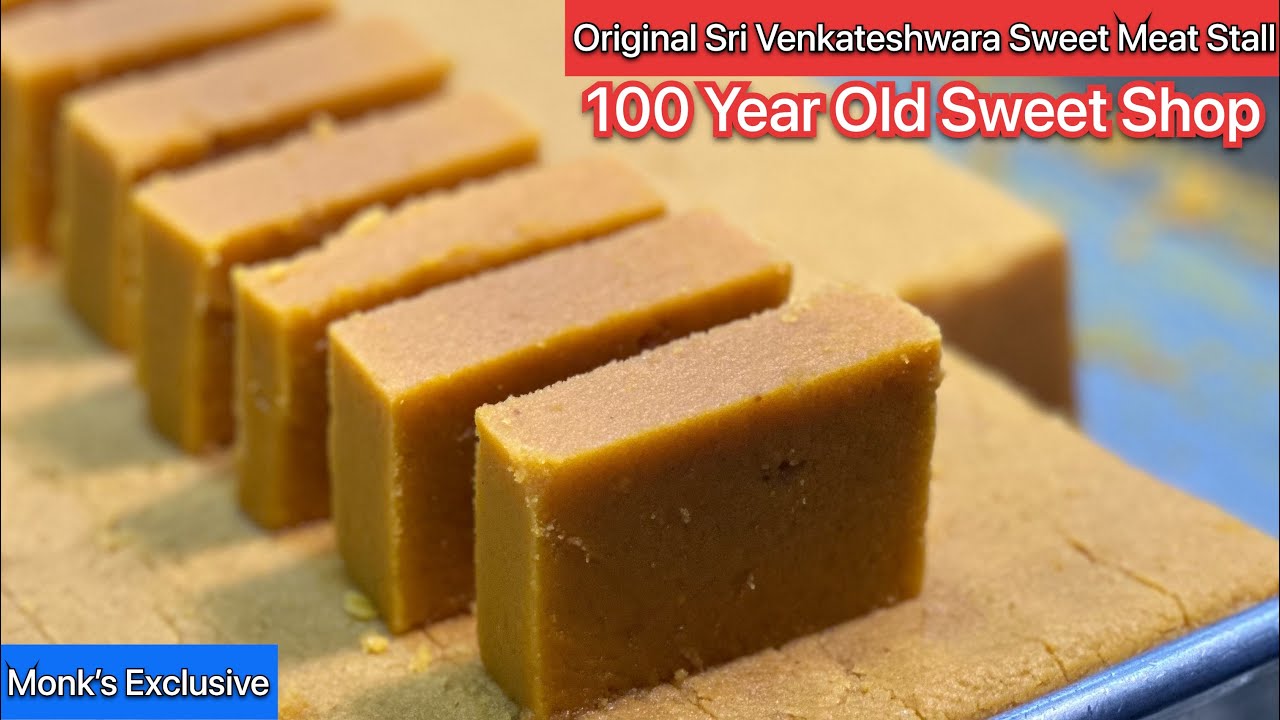 100 Year Old Mysore Pak | Original Sri Venkateshwara Sweet Meat Stall Balepete | Monk’s Exclusive
