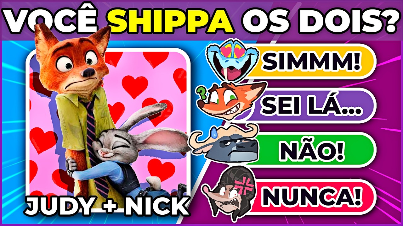 AVALIE ⭐ ZOOTOPIA 🐰🦊 | Monte sua Tierlist do filme de Zootopia! | #tierlist #MacaQuiz #quiz