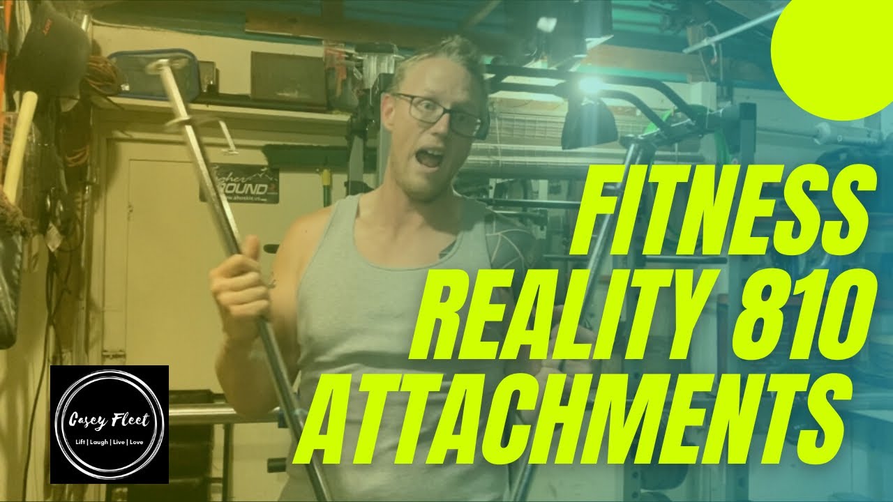 Fitness reality 810XLT update and attachments