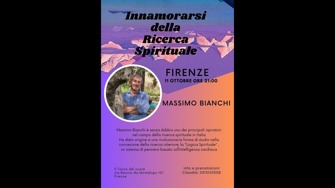 01 - Innamorarsi della ricerca spirituale - Tour 2024