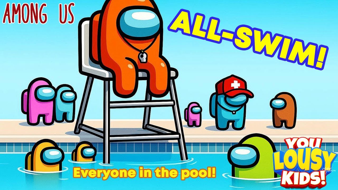 Among Us episode 75 - Everyone in the pool! Grab the code and join us!