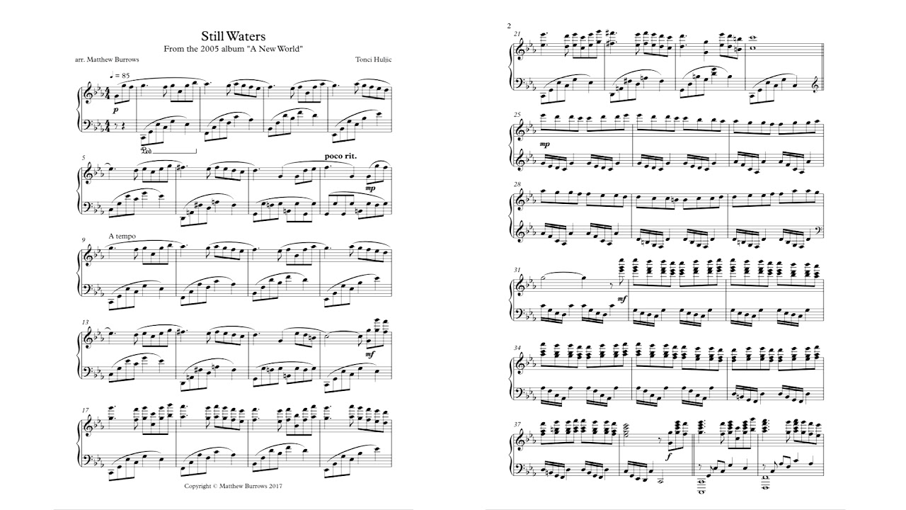 [NEW] Maksim - Still Waters Sheet Music