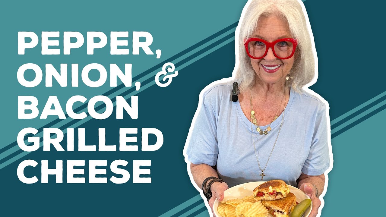 Love & Best Dishes: Roasted Pepper, Caramelized Onion, and Bacon Grilled Cheese Recipe