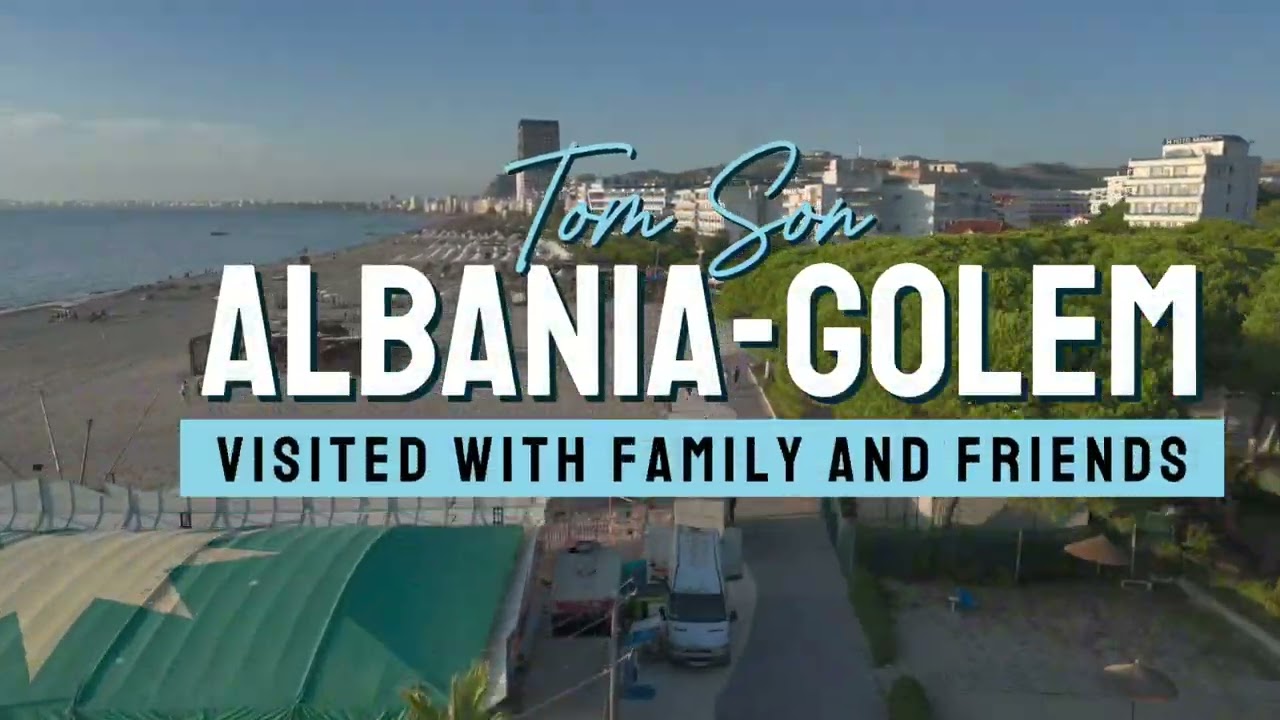Albania 4k drone golem durres tirana
