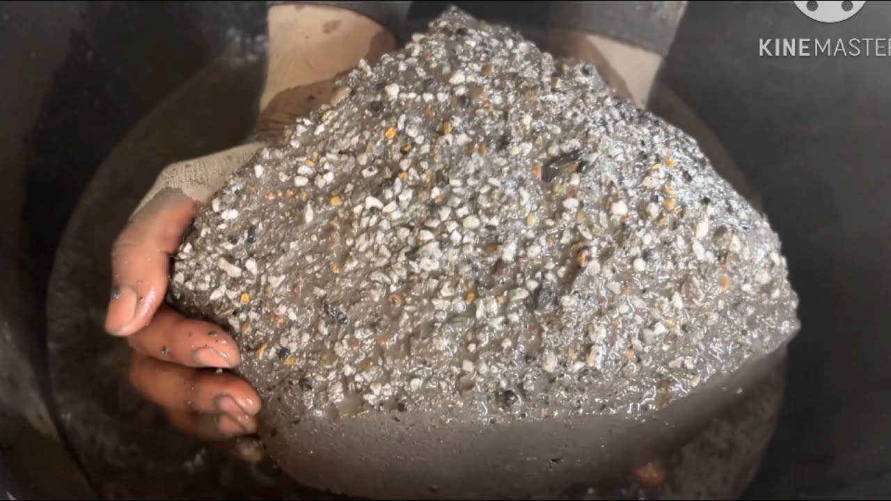 Charcoal ashes with stones crumbing #charcoal #satisfying #asmrcommunity