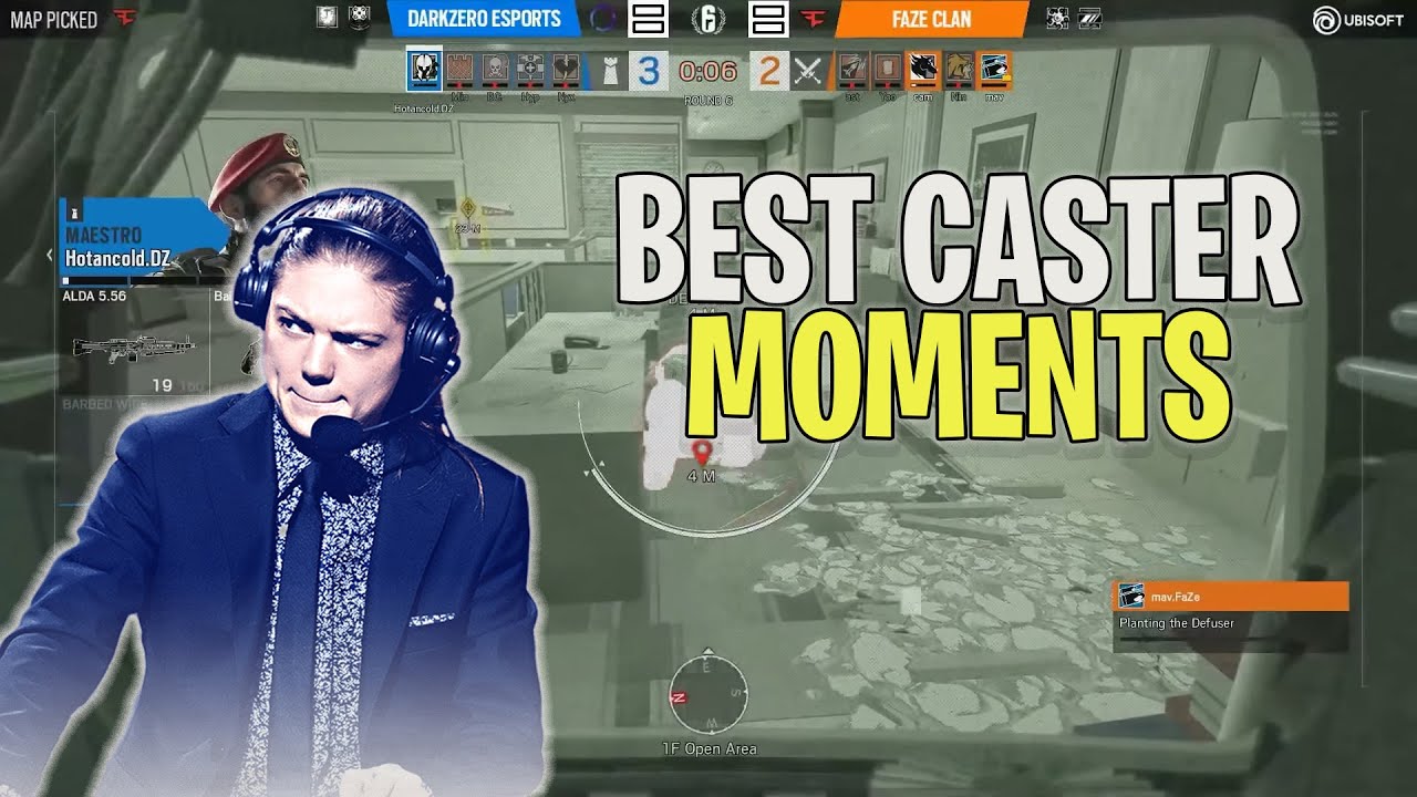 The BEST Caster Reactions in Rainbow Six Siege History