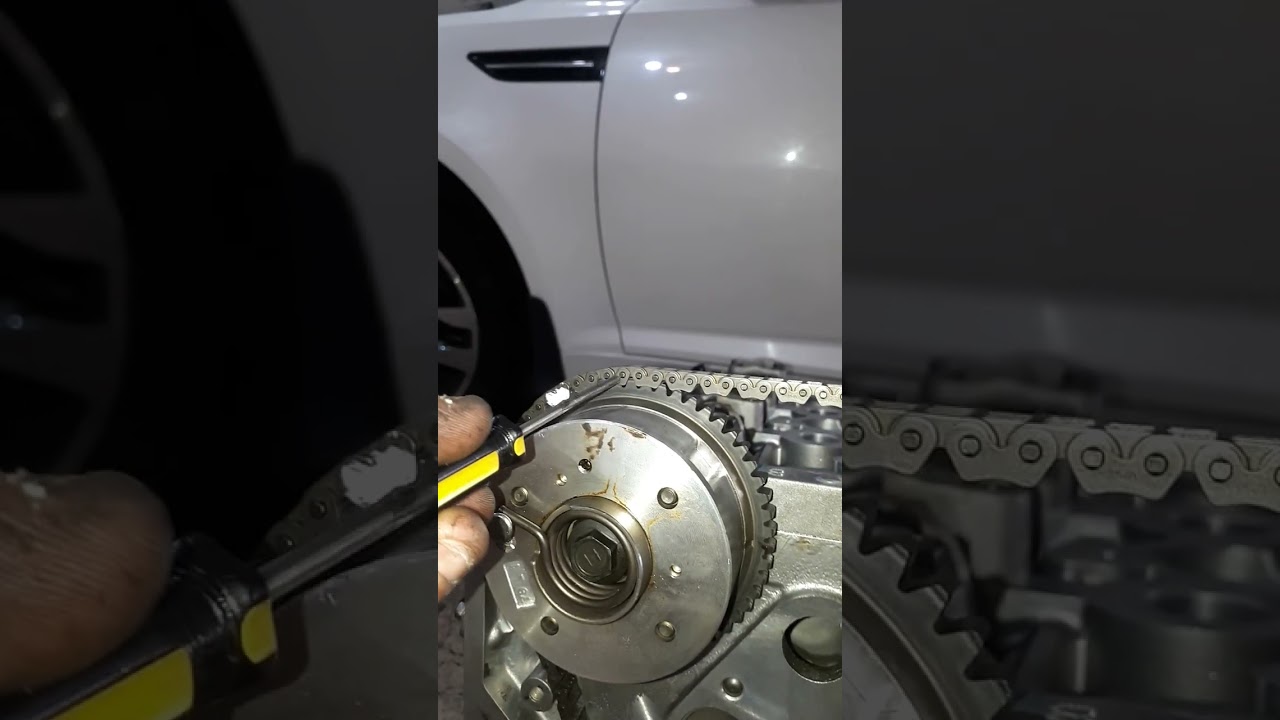 اموزش تایم گیری موتور اپتیما  Timing Optima 2015 MPI engine 2400 cc