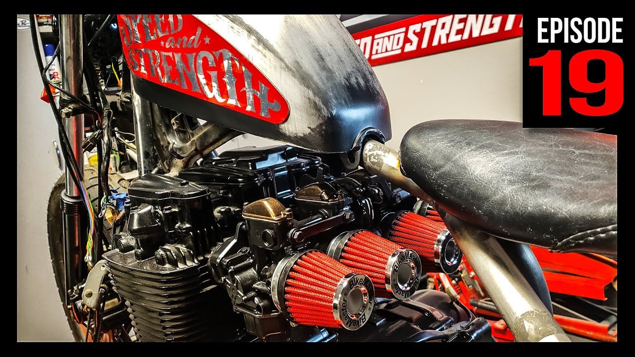 POD Filters Setup - CB650 Bobber Build - Episode 19