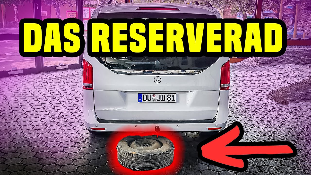 Mercedes V-Klasse Reserverad wechseln - Schritt-für-Schritt Anleitung