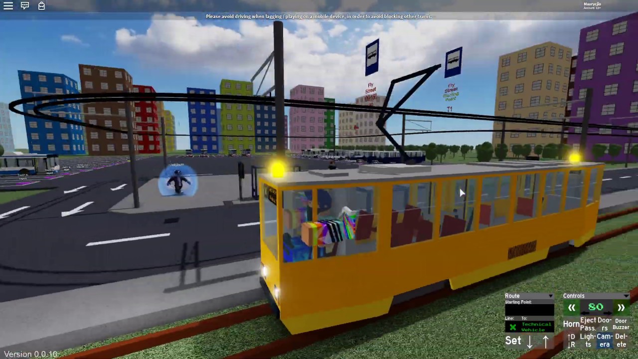 Typowy dzień pracownika technicznego tramwaju | Urbanmove 4 #Roblox