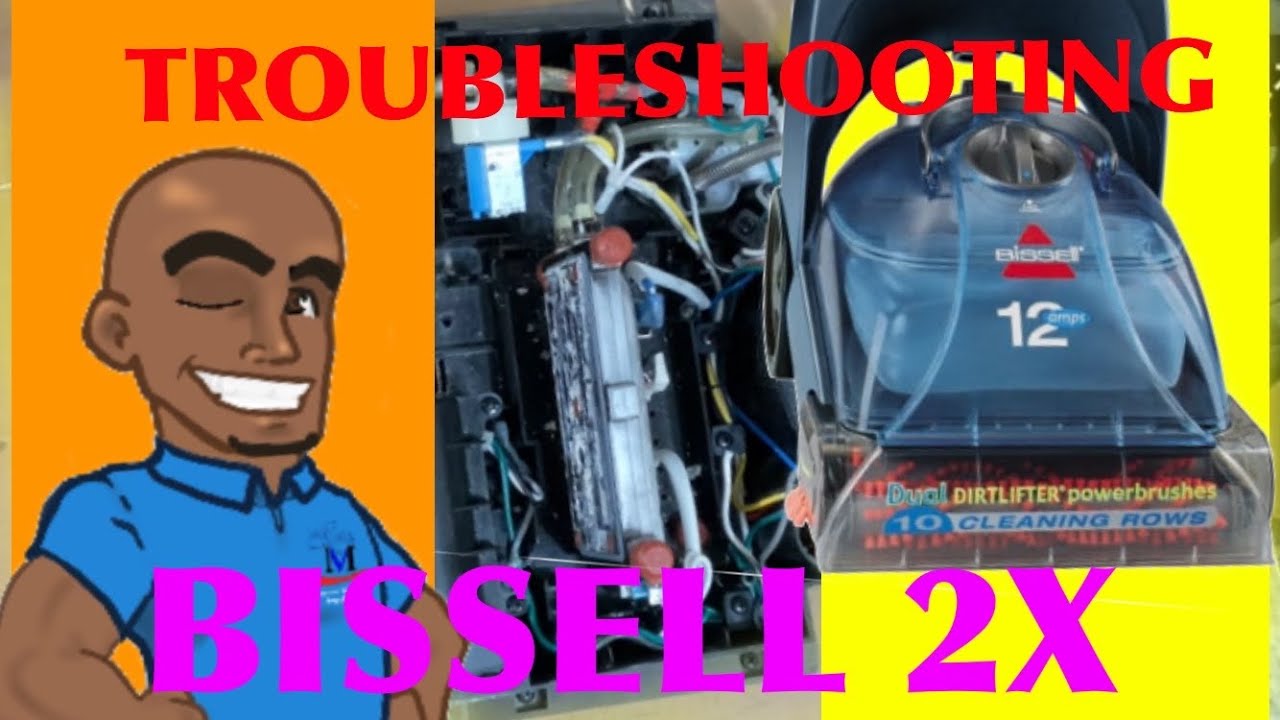Troubleshooting Bissell Pro-heat 2x spraying and clogging issue part 2
