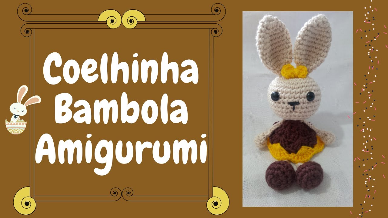Coelhinha Bambola Amigurumi | Passo a Passo | Por Mimos da Jô Ateliê