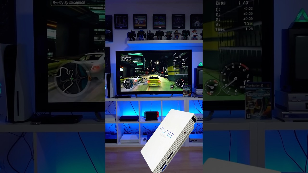 😱 ПОДКЛЮЧИЛ PS2 К ОГРОМНОМУ 4K ТЕЛЕВИЗОРУ #ps2 #sony #4k
