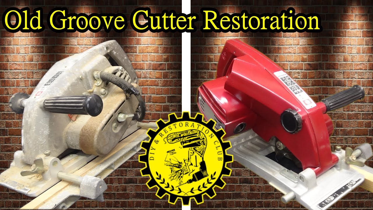 Hitachi Old Groove Cutter Restoration | Rusted switch