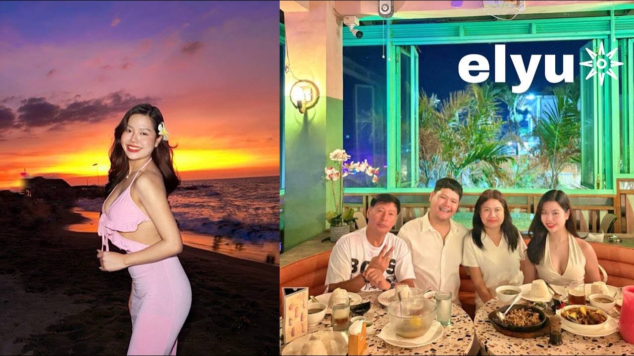 Elyu: spending nye, beach, sunset & fusion alley food trip!!! 🏝️🌊| annglam_