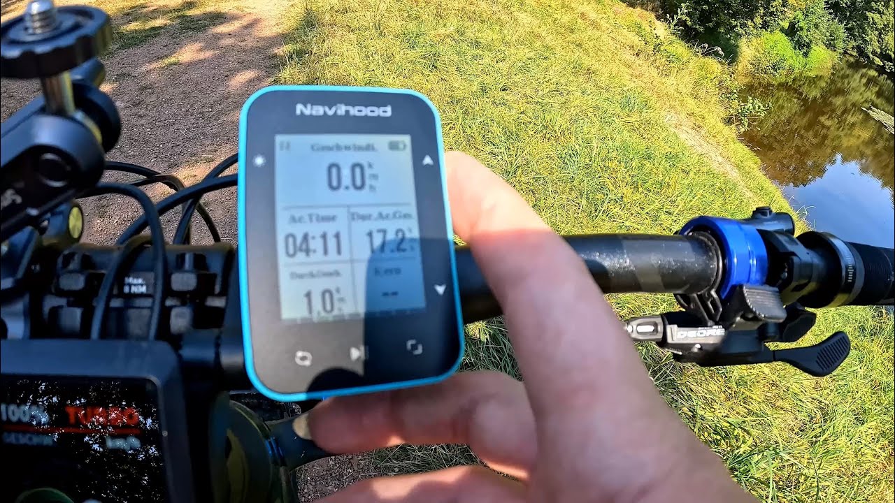 33 minute Indoor Cycling with Navihood L2 Color Screen GPS Bike Computer 4K Video