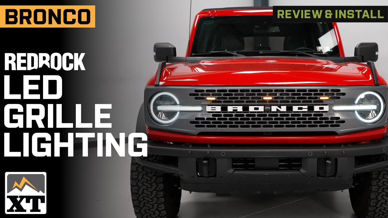 2021-2025 Bronco RedRock LED Grille Lighting Review & Install