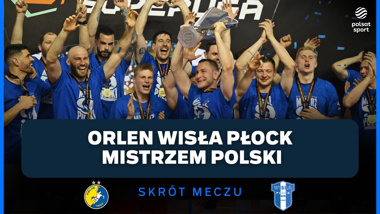ORLEN WISŁA PŁOCK MISTRZEM ORLENSUPERLIGI. SKR&Oacute;T MECZU INDUSTRIA KIELCE - ORLEN WISŁA PŁOCK