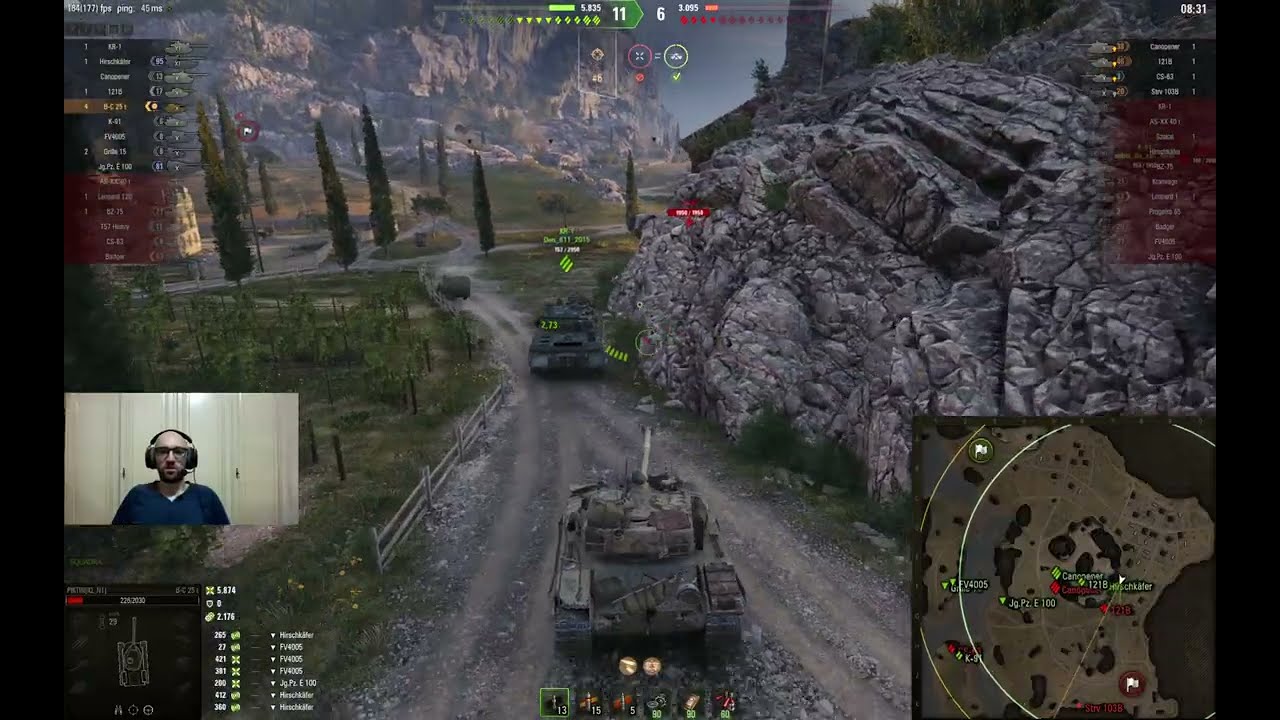 AMX 13 105 накоптил 10к суммы (7+3) в плоном бою на Рудниках