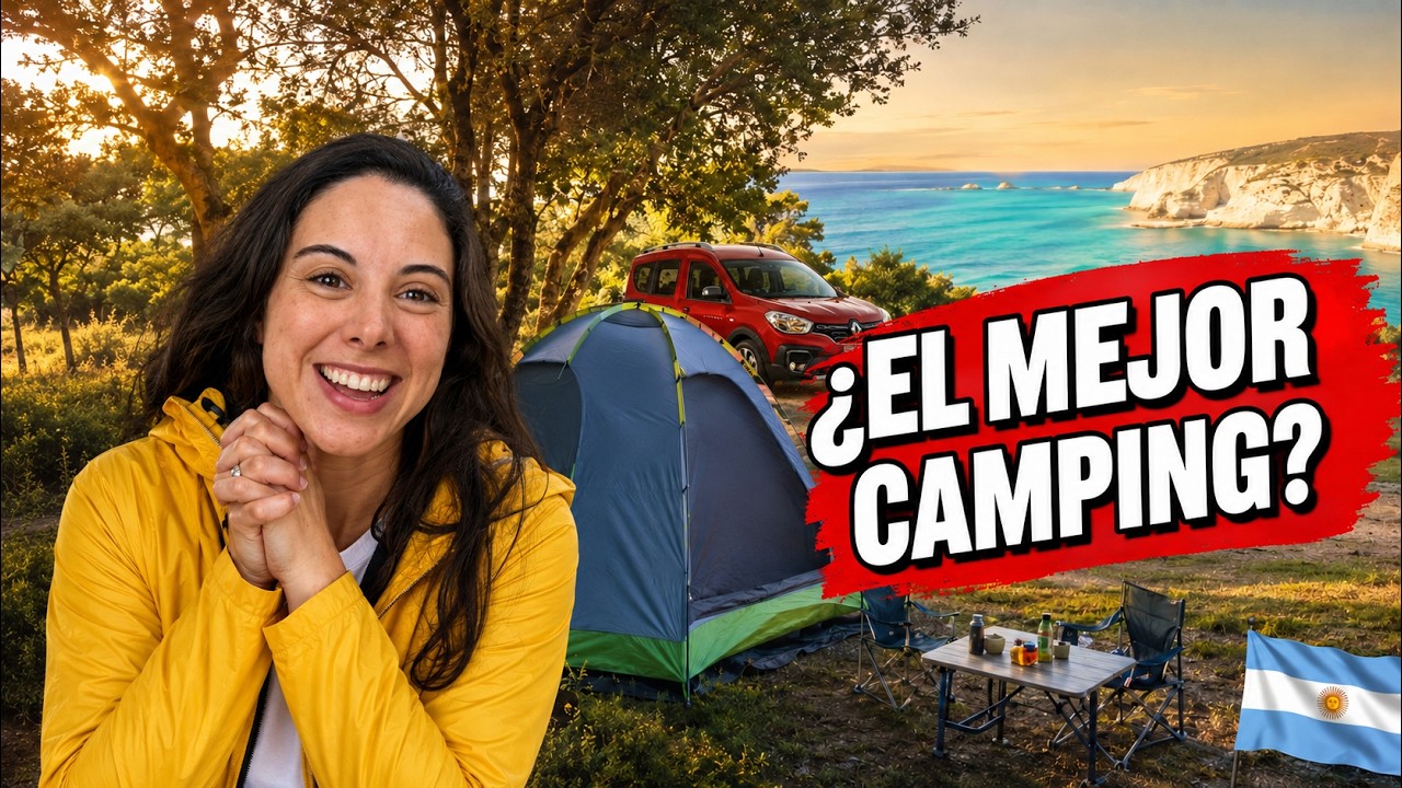 🏕️ El MEJOR camping en Las Grutas Rio Negro Argentina