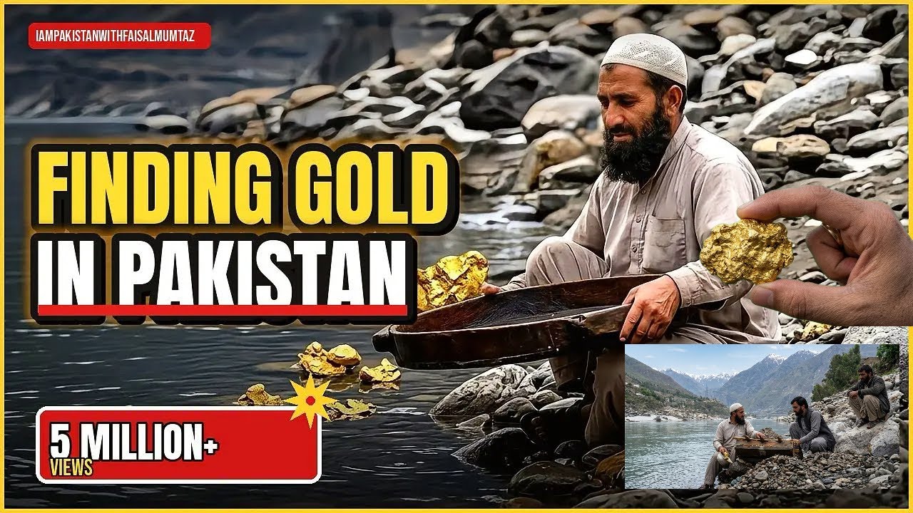Finding Gold in Pakistan Session 2 Gold Prospecting in Indus River