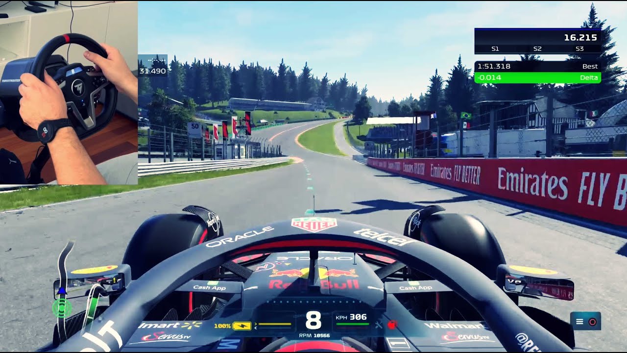 Thrustmaster T248 F1&reg; 22 Game F1 Oracle Red Bull Racing Gameplay