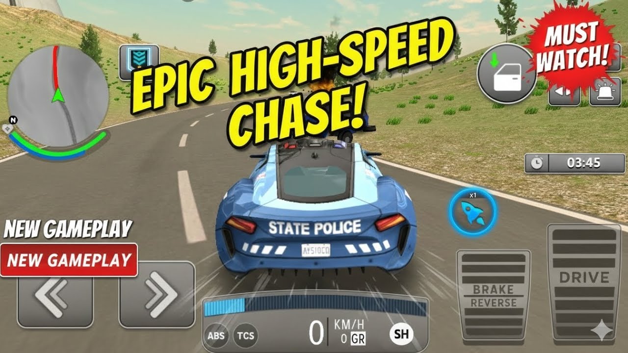 Real Cop Chase Simulator | 3D Driving GamePolice Car Racing & Chase | Simulator Gameplay