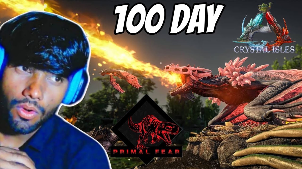 100 Days Primal Fear Crystal Isles | Ark | Ep:15