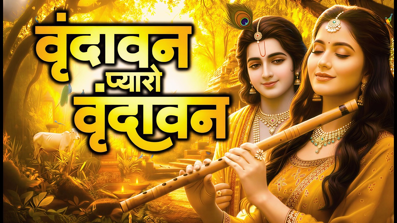 Vrindavan Mero Vrindavan   Pyaro Vrindavan   वृंदावन रसामृत   Krishna Bhajan वृंदावन प्यारो वृंदावन