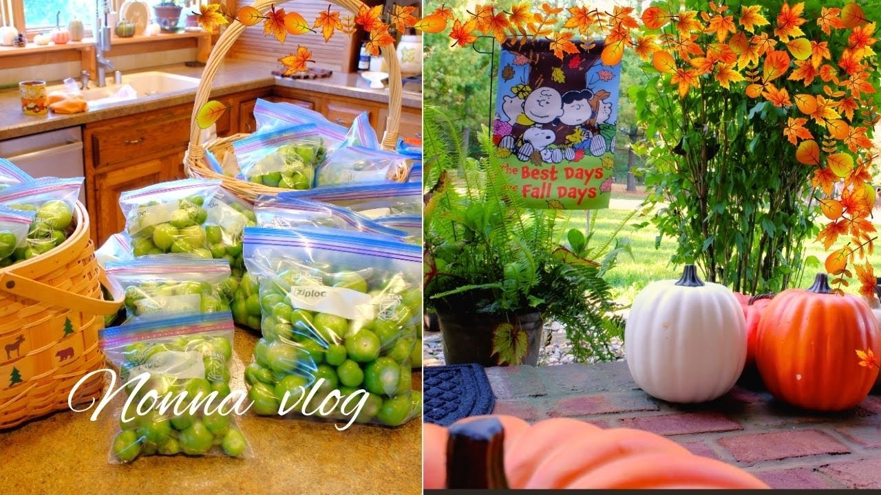 Nonna Vlog! Limpieza de otoño - Como almacenar tomates