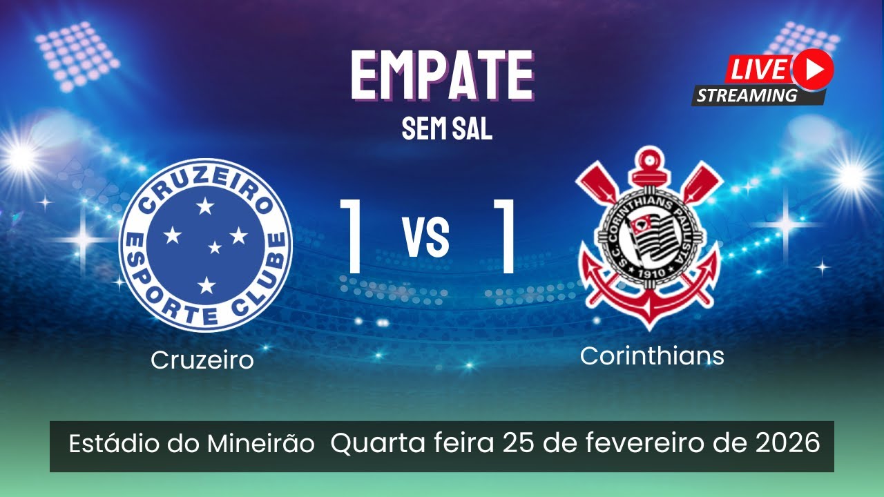 Corinthians Empata com Cruzeiro: Jogo Pífio e Sem Emoção!