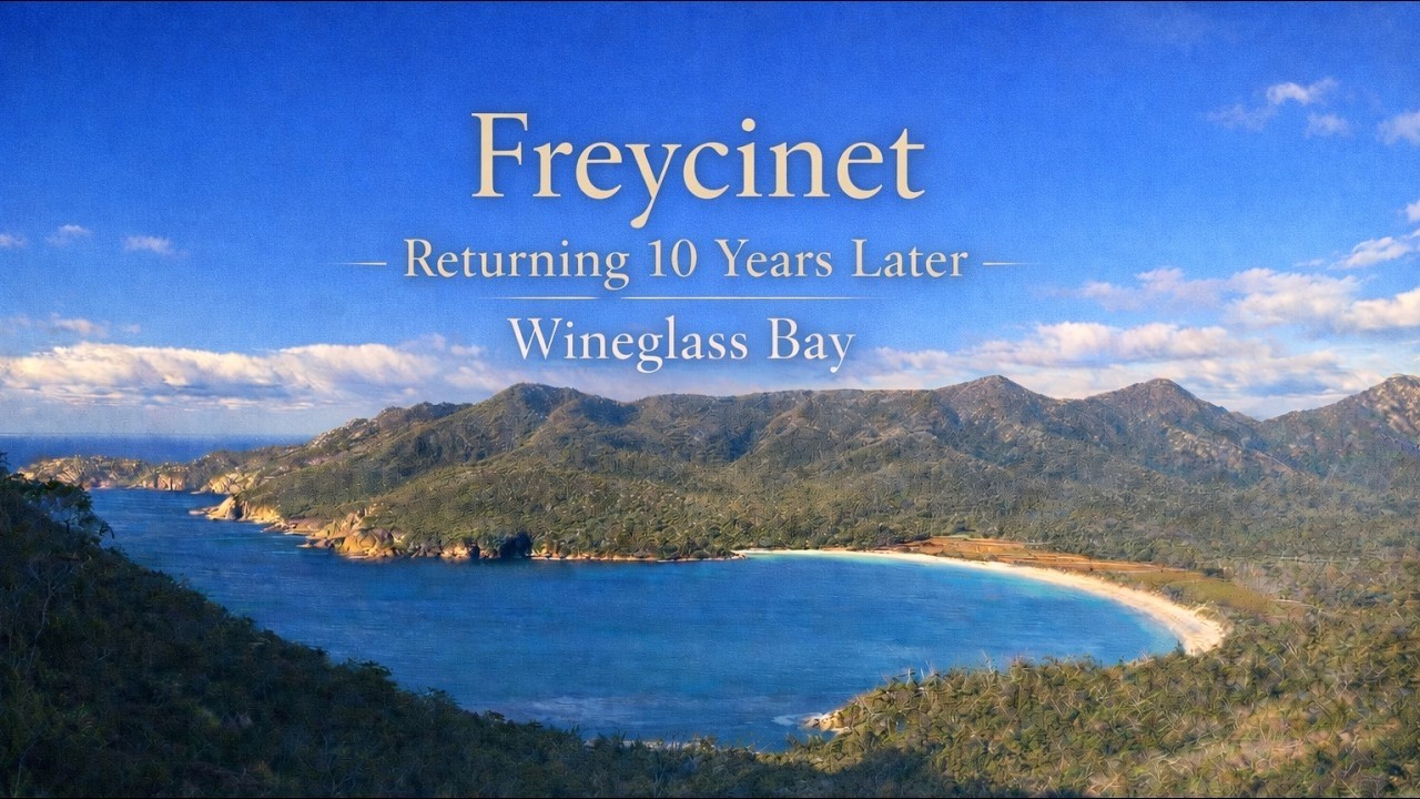 Freycinet Lodge, смотровая площадка Wineglass Bay Lookout, залив Coles Bay и мыс Cape Tourville |...