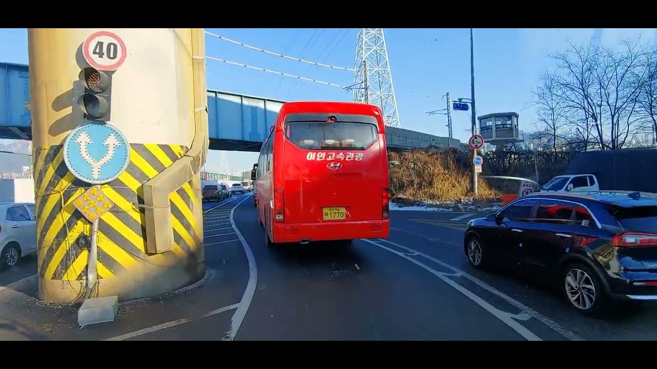 26.02.03 08:50 꽉막힌 동부간선도로 의정부방향 사고로 인한정체