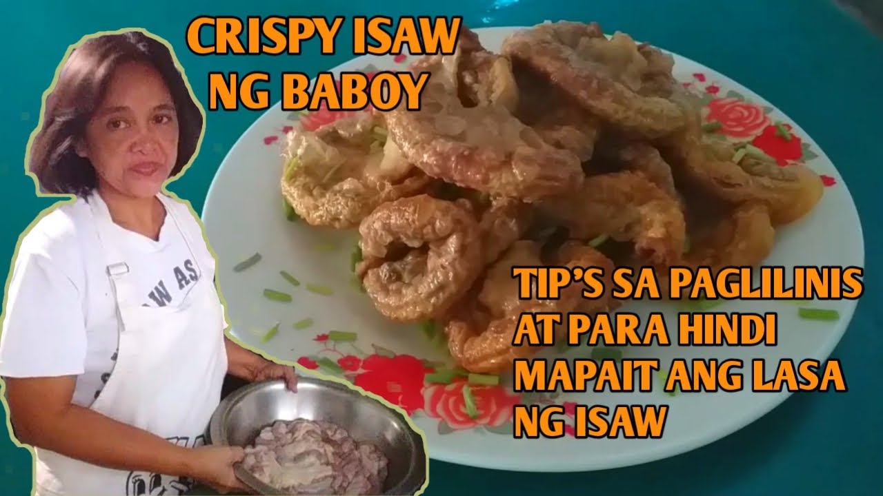 Crispy Isaw ng Baboy | Tip's sa Paglilinis Upang Hindi Mapait ang Lasa ng Isaw ng Baboy
