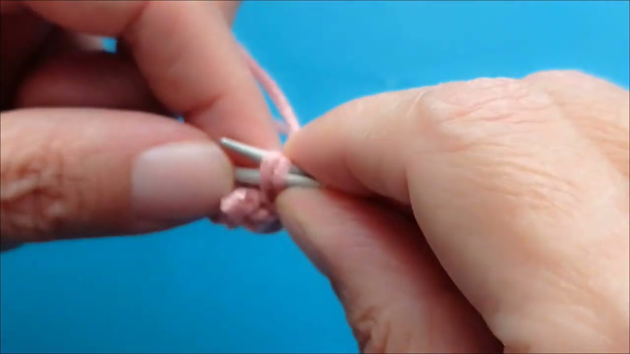 Tejido en dos agujas # 71 puntada tejida en dos agujas